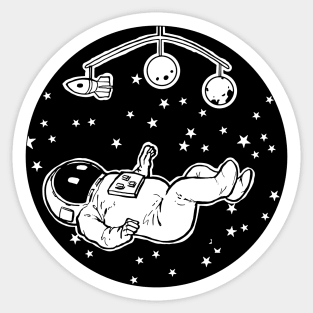 One Baby Step - Astronaut Sticker